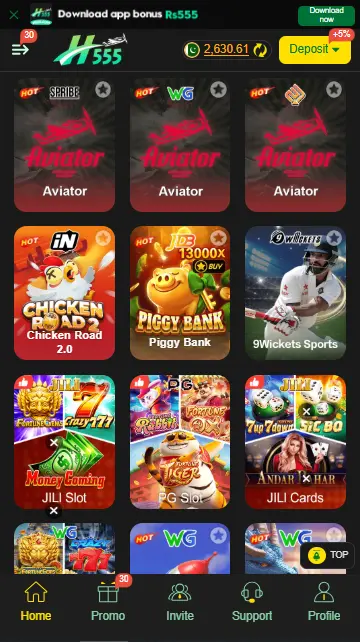 Games variety In H555